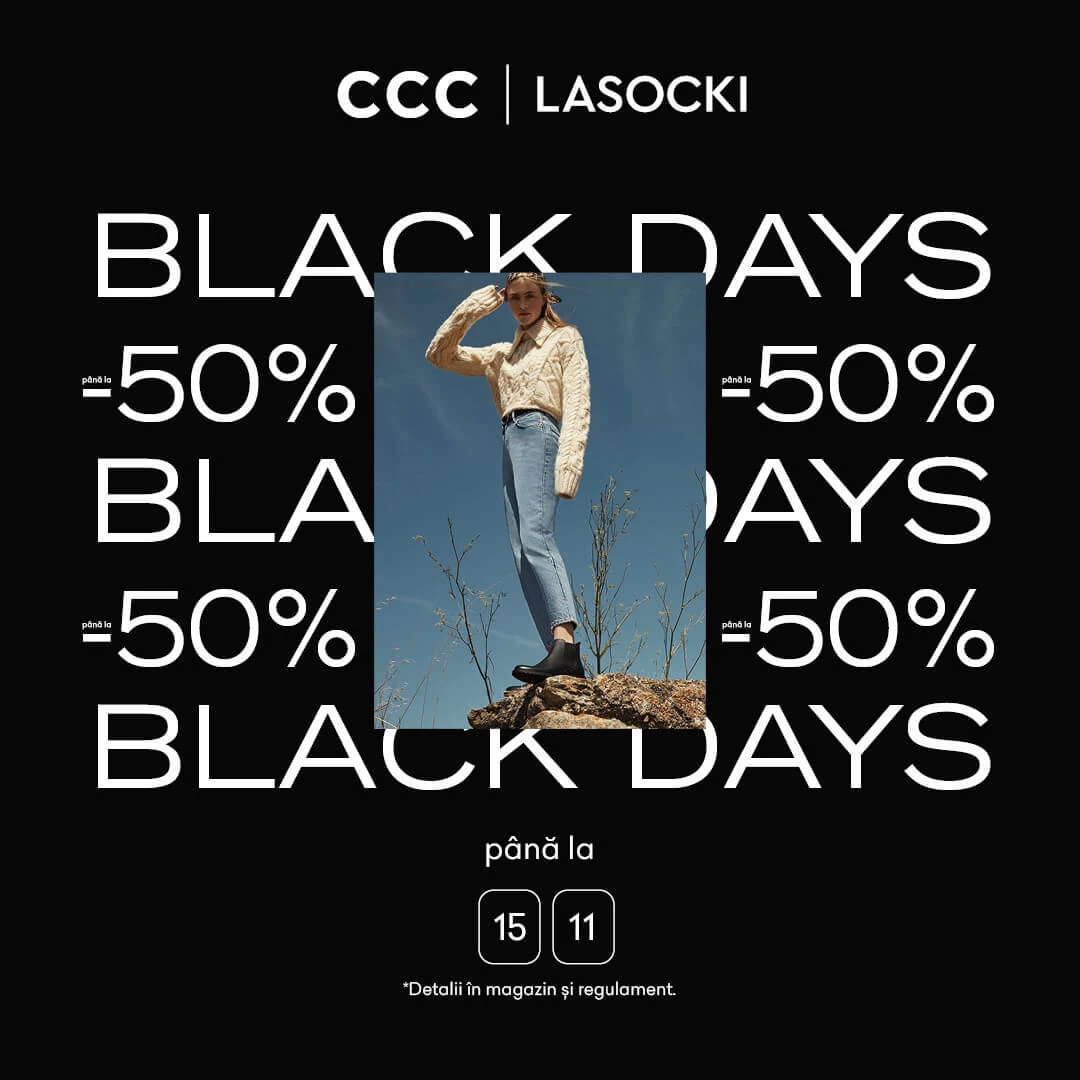 CCC Black Friday: Lasocki la reducere